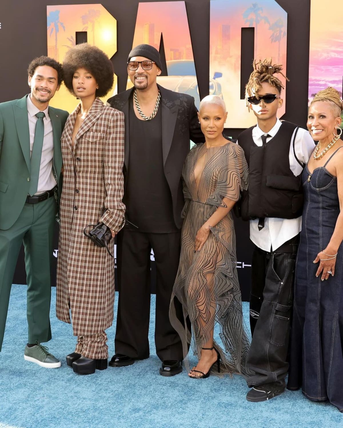 La familia Smith en el estreno de 'Bad Boys: Ride or Die'