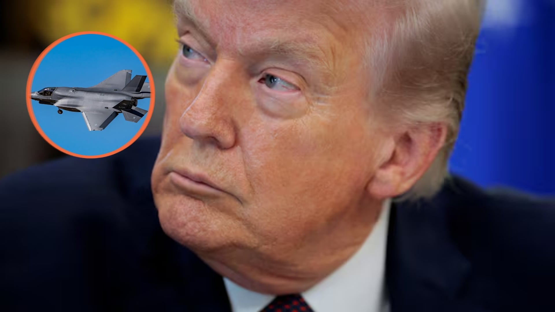 Trump afirmó que el derribo de un caza F-15 en Irán no afectará las negociaciones, mientras continúan las operaciones de búsqueda del piloto. /Reuters/Canva