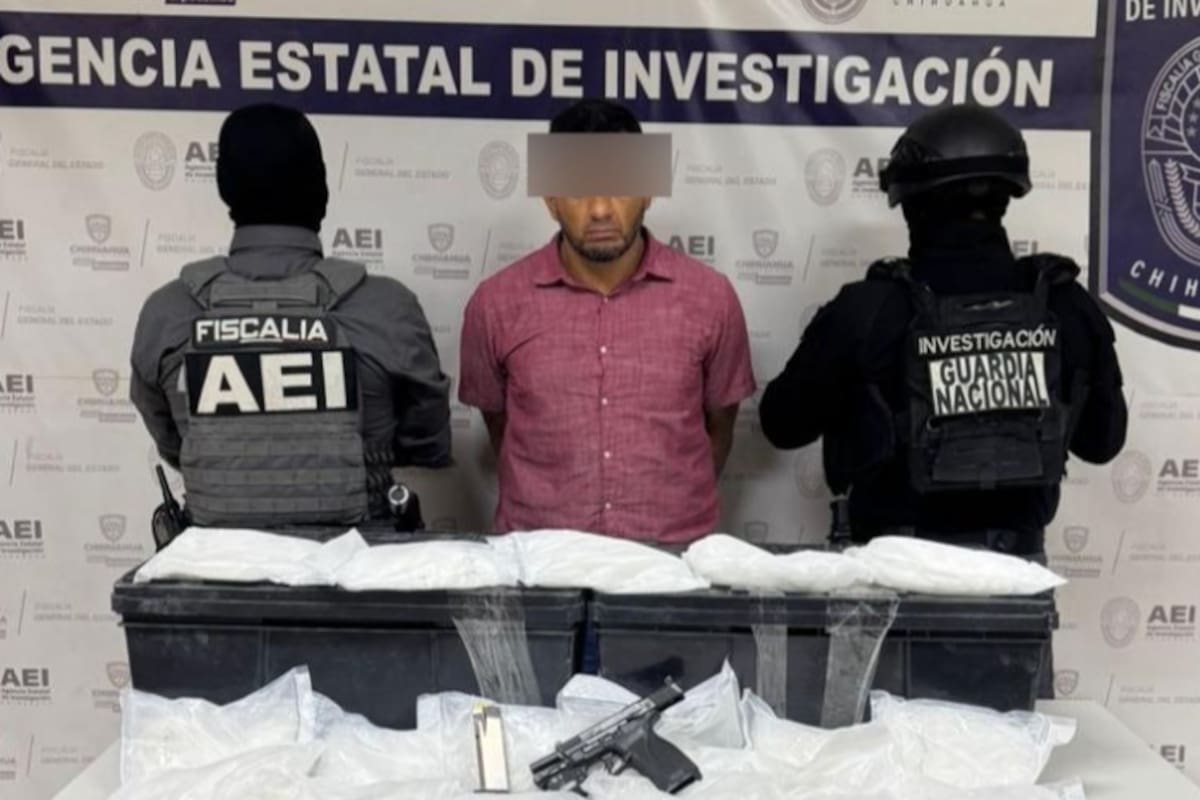 Aseguran más de 70 kilos de cristal en cateo realizado en Ciudad Juárez