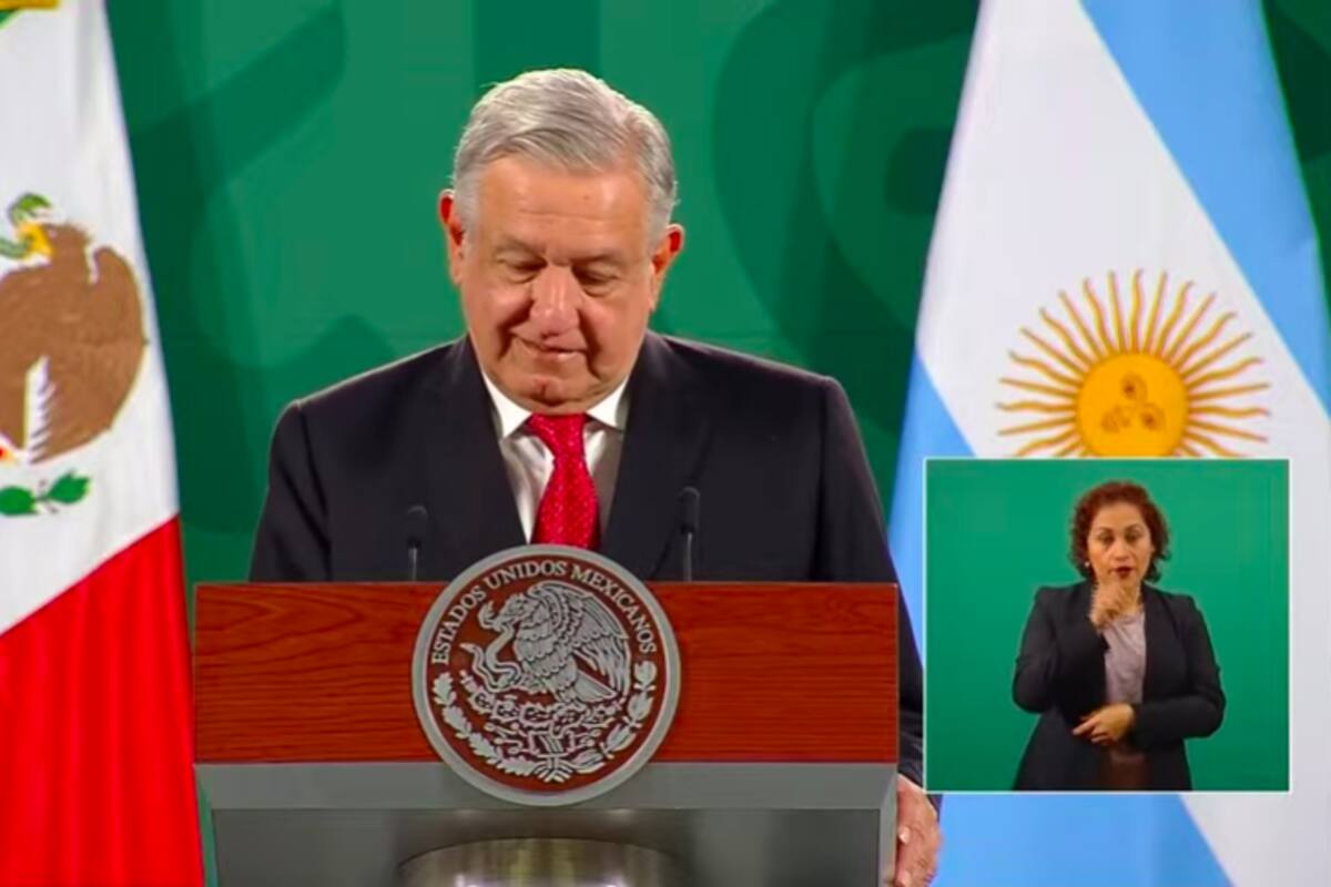 Sigue la conferencia de AMLO desde el Palacio Nacional con visita del Presidente Alberto Fernández