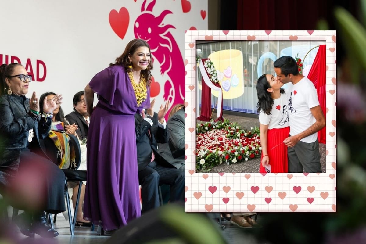Bodas colectivas en CDMX: 2,378 parejas se casan en el Auditorio Nacional con Clara Brugada como testigo
