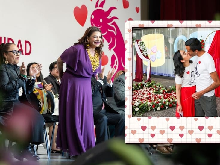 Bodas colectivas en CDMX: 2,378 parejas se casan en el Auditorio Nacional con Clara Brugada como testigo