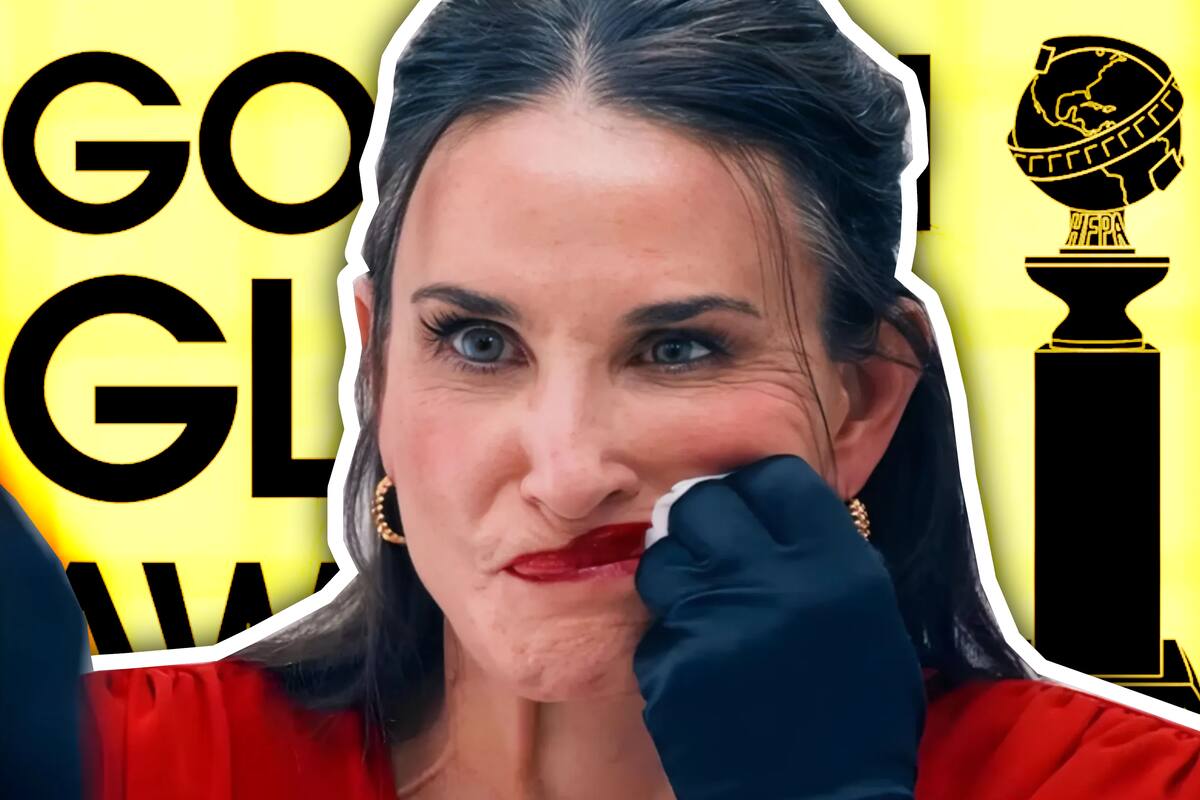 La sustancia recibe 5 nominaciones a los globos de oro; Así reaccionó Demi Moore