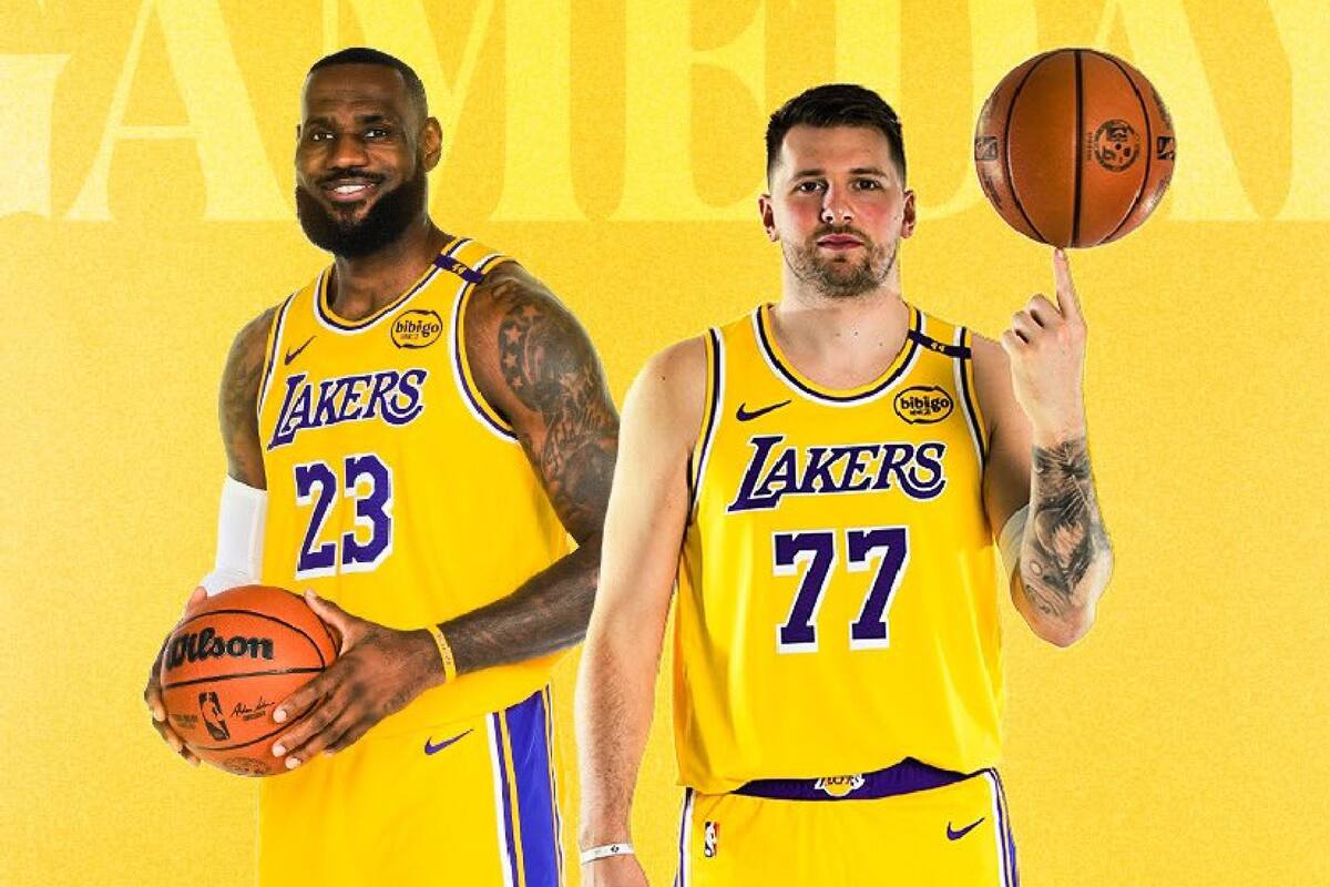 Así le fue a Luka Doncic en su debut con los Lakers