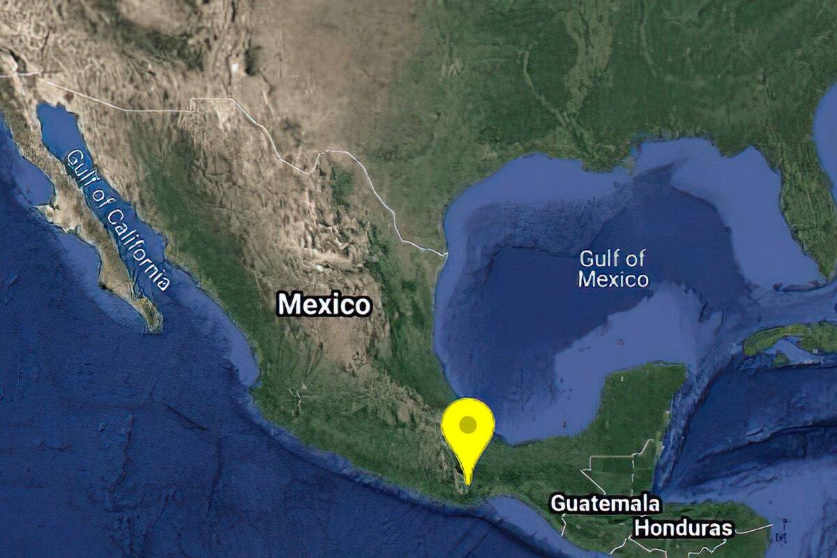 Se registra sismo de magnitud 4.8 al sureste de Tlacolula, Oaxaca