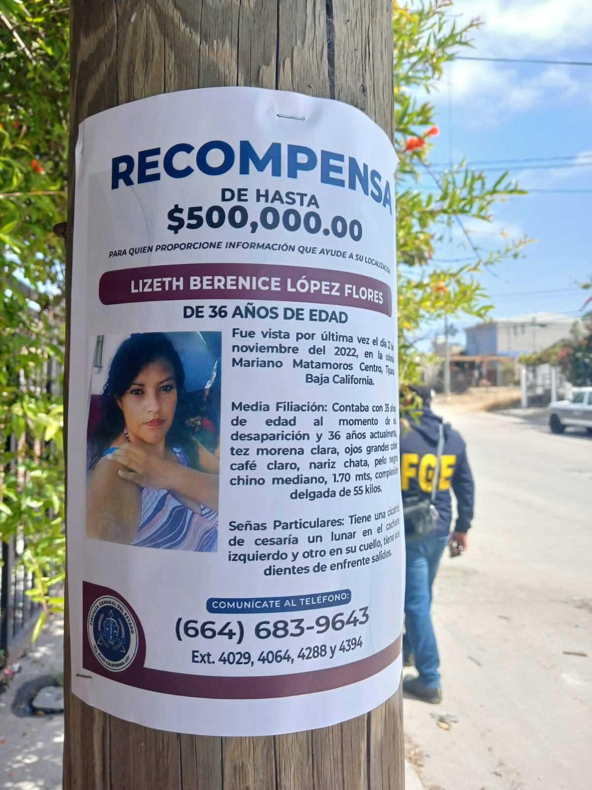 Lizeth Berenice López Flores está desaparecida desde el pasado 22 de noviembre de 2022.