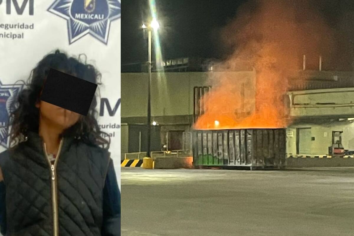 Mujer es detenida por incendio en la parte trasera de Walmart
