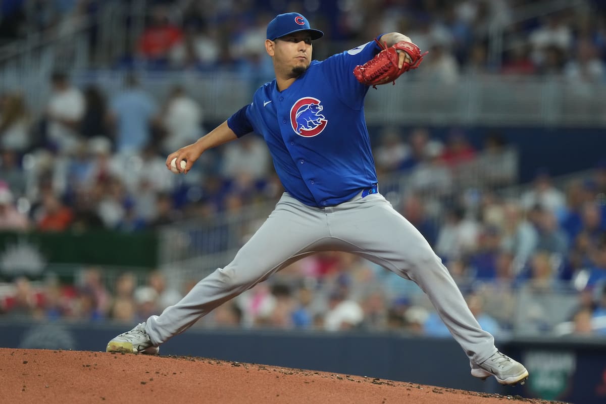 Javier Assad, abridor mexicano de los Cubs de Chicago. (AP Photo/Marta Lavandier)