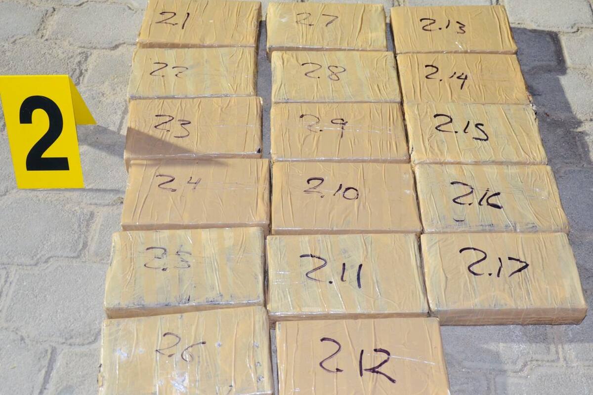 Detienen a pasajero con fuerte cantidad de droga