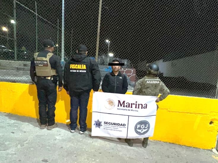 Capturan a “El Ray”, presunto líder del grupo delictivo “Crazy Group” en Ecatepec; el detenido es acusado de homicidio, extorsión y despojo de predios
