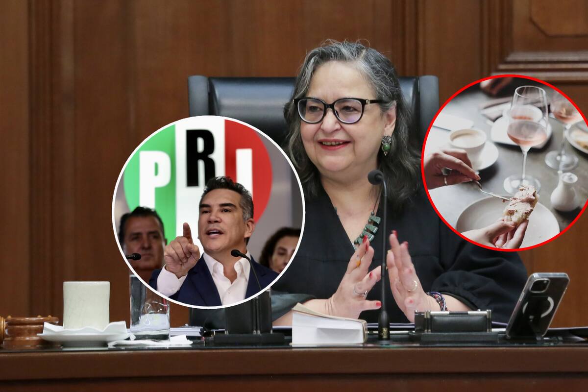 Esto se reportó de la cena entre la Ministra Piña y Alito Moreno que AMLO pide explicar