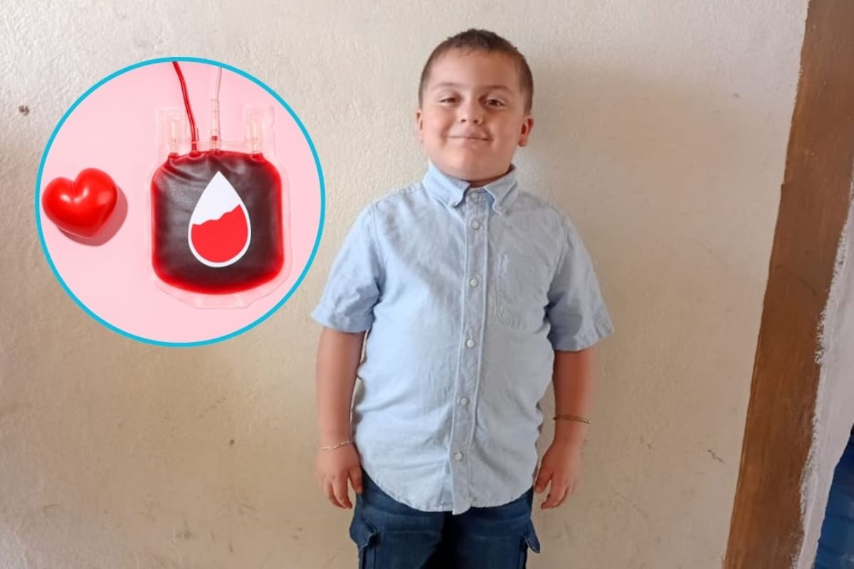 Familia de Yael busca donantes de sangre B positivo para tratar un tumor cerebral en Hermosillo