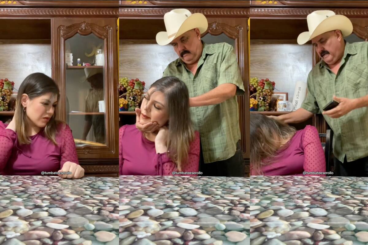 VIDEO: joven le hace broma de “cuello roto” a su padre y este fue el gracioso resultado