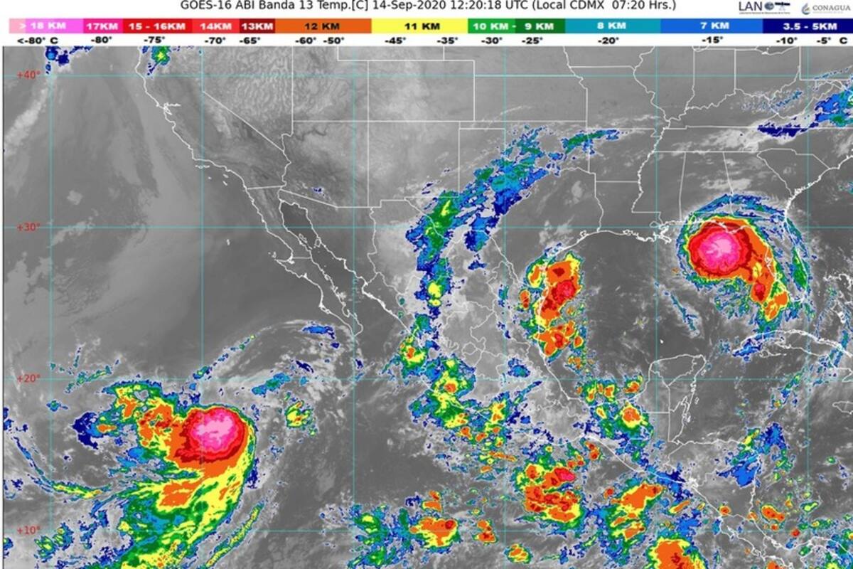 Clima: Frente frío causará fuertes lluvias en algunos estados previo a Fiestas Patrias