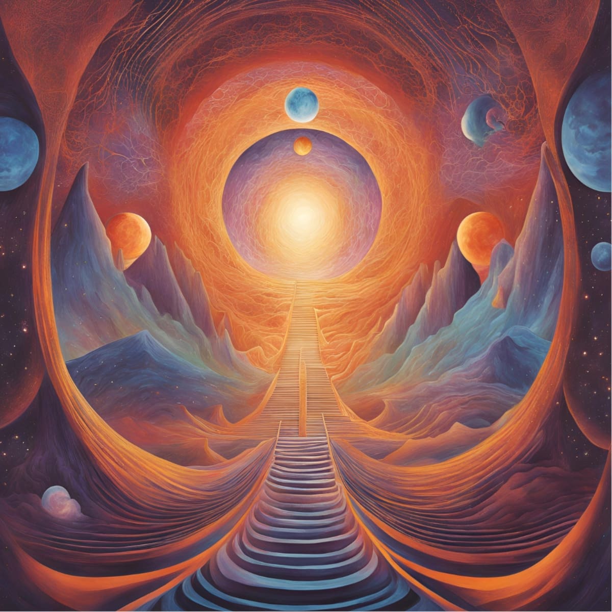 Salto cuántico. Foto: Hecha con IA