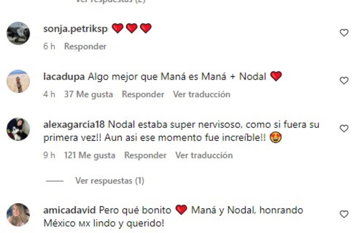 Nodal y Maná / Redes Sociales: @nodal
