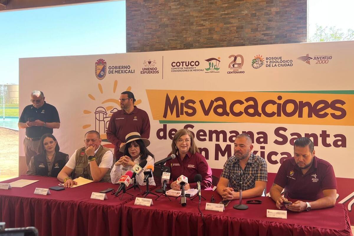Presentan atractivos “Mis vacaciones de Semana Santa en Mexicali”