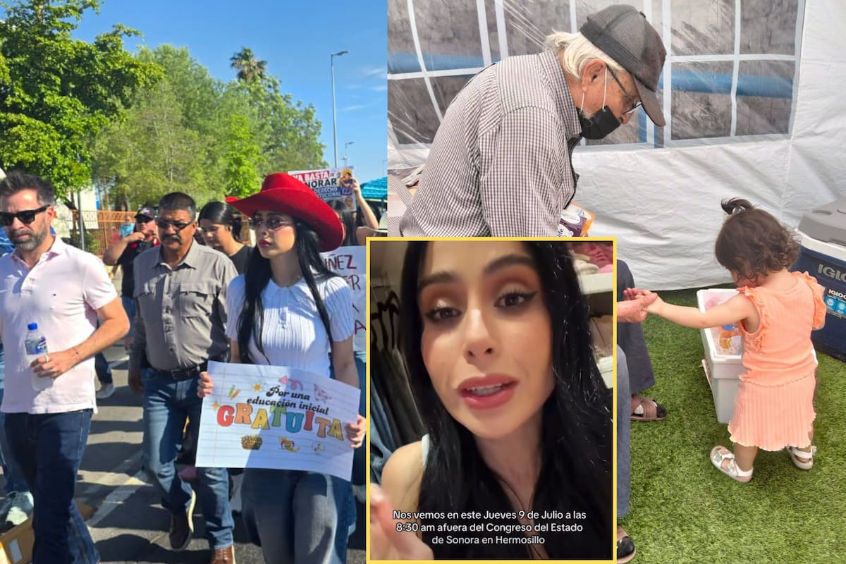 Seguidores alertaron a Lupita Villalobos sobre abogado de 81 años en huelga de hambre por educación inicial en Sonora: así decidió sumarse a su causa