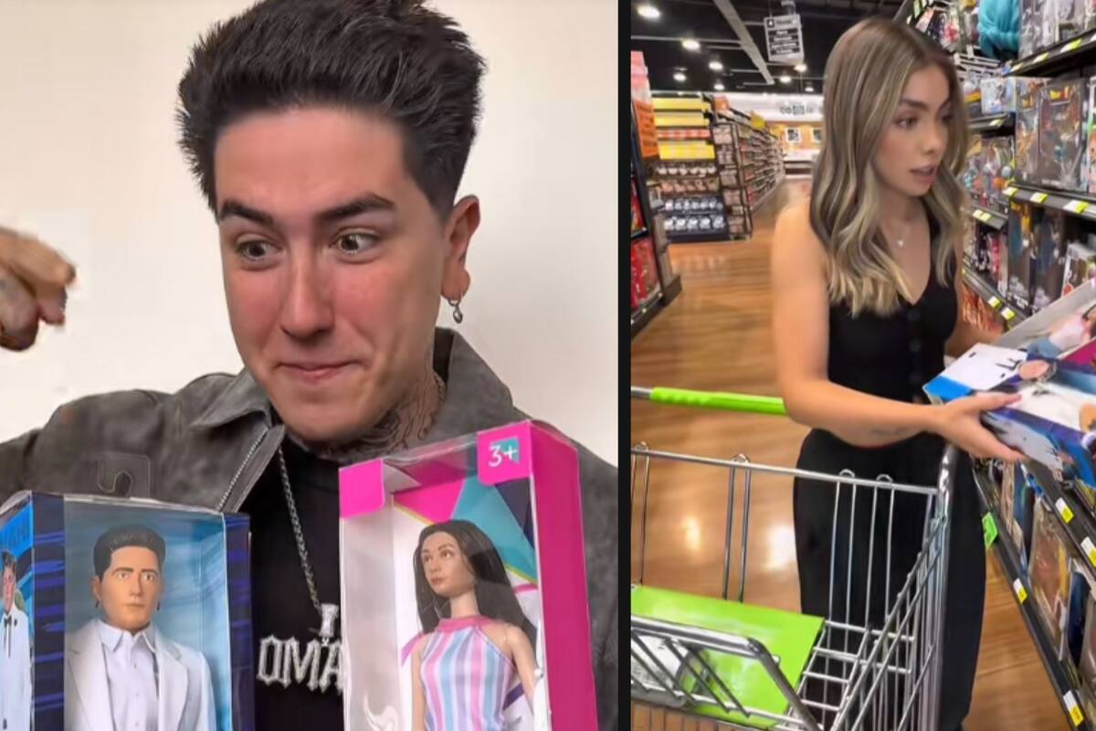“Somos nosotros”: Influencer crea muñecos de él y su pareja para una broma viral