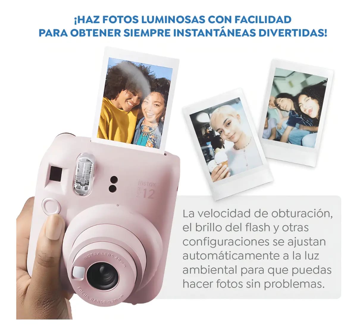 Cámara analógica instantánea Fujifilm Instax Mini 12 | Mercado Libre