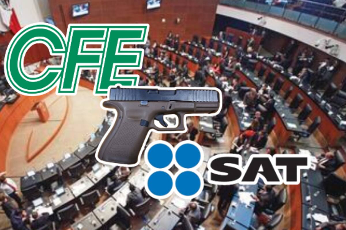 ¡Aprobada! Reforma para que empleados de CFE, SAT y otras dependencias porten armas pasa en “fast track” por el Senado