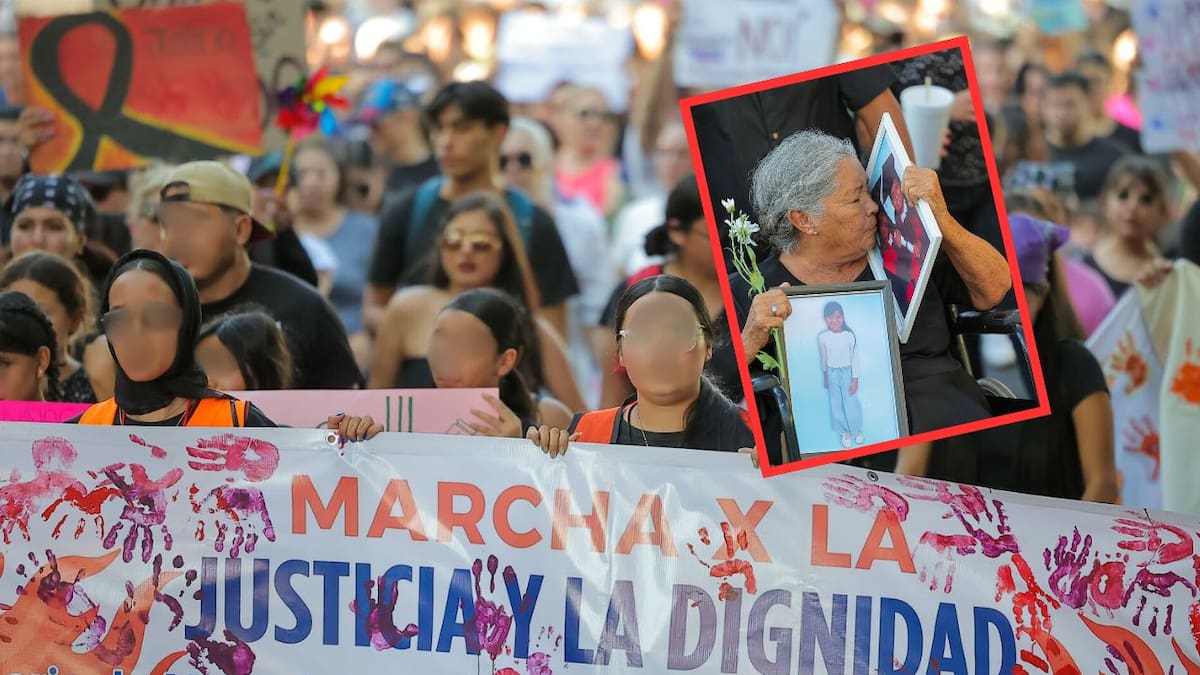 Marchan familiares y colectivos feministas para exigir justicia por niñas y madre asesinadas en Hermosillo: “Nos faltan Meredith, Medelyn, Karla y Margarita”