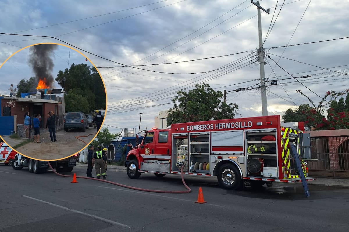 Incendio en vivienda de la colonia San Benito moviliza a cuerpos de rescate