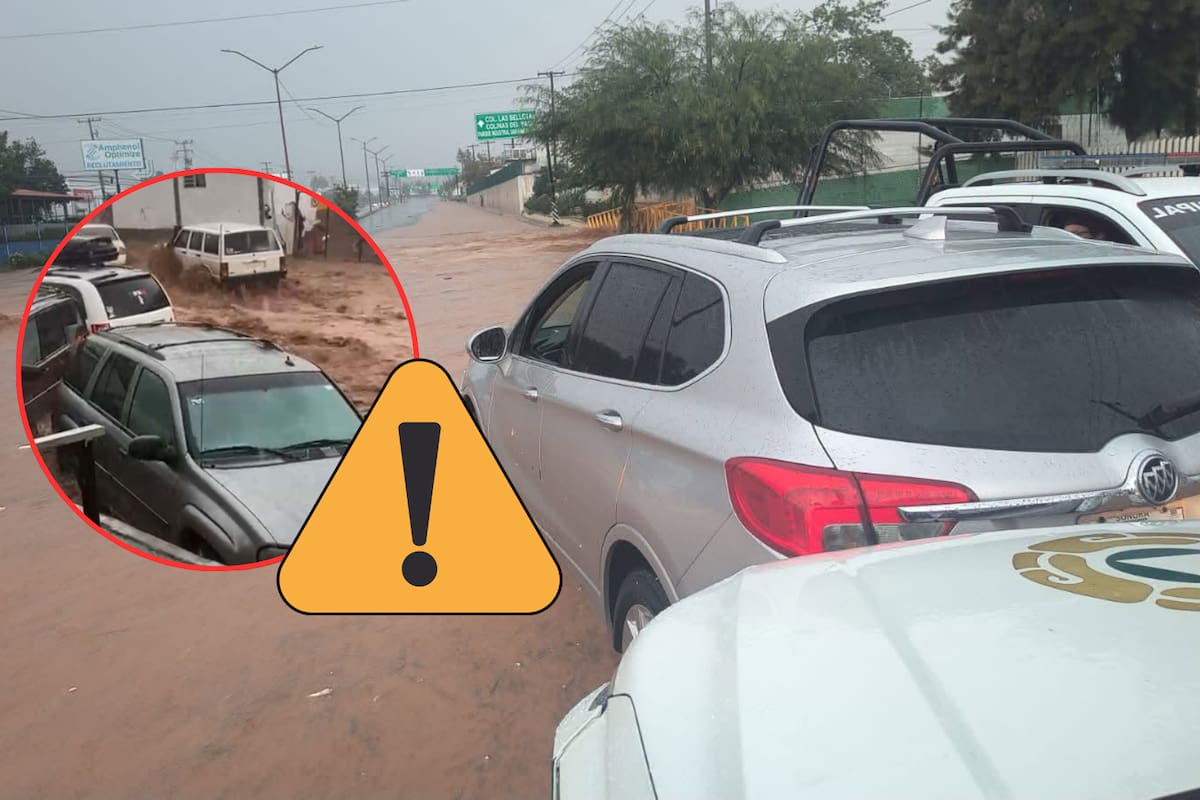 Emiten alerta por riesgo de inundaciones repentinas en Nogales; piden evitar calles de alto riesgo
