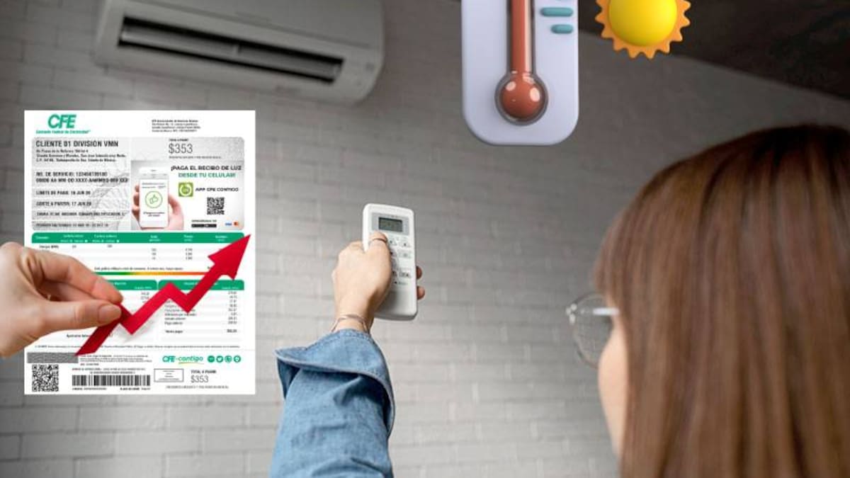 El aire acondicionado puede consumir hasta 40% de la energía en verano y ajustar la temperatura a estos grados puede ayudar a reducir el recibo de la CFE