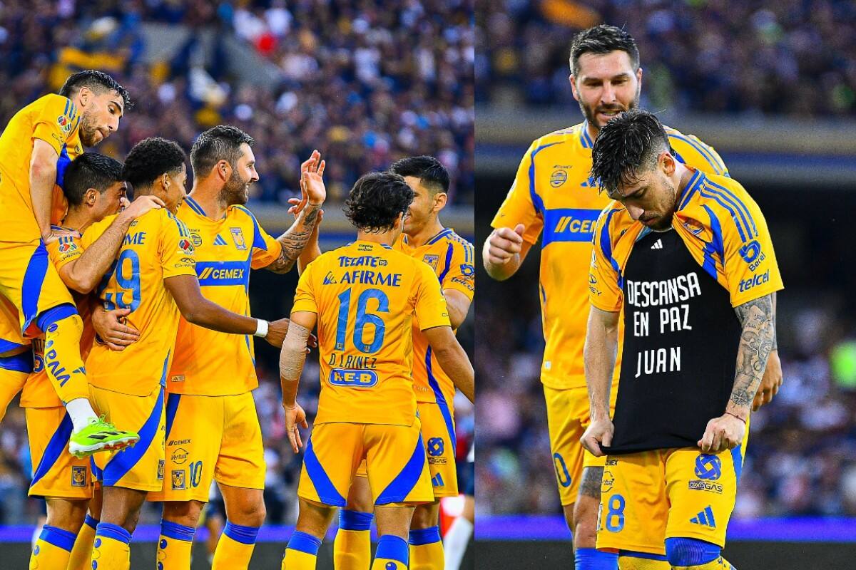 Tigres ruge en CU; con doblete de Ozziel Herrera vence a Pumas y se colocan segundos de la tabla general