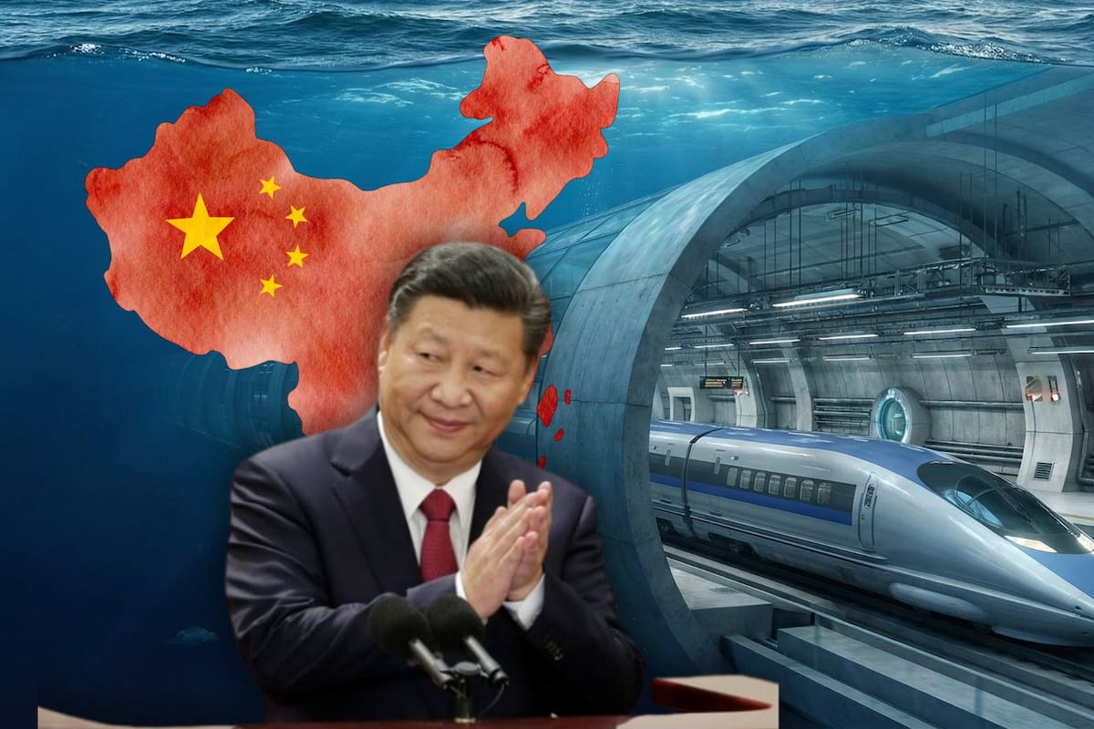 China construye el tren submarino de alta velocidad más largo del mundo: más de 120 kilómetros bajo el océano para reducir viajes de horas a 40 minutos y transformar la movilidad y la logística en Asia