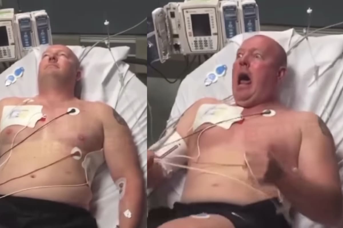VIDEO: Hombre queda clínicamente muerto por 3 segundos en un hospital y luego vuelve a la vida