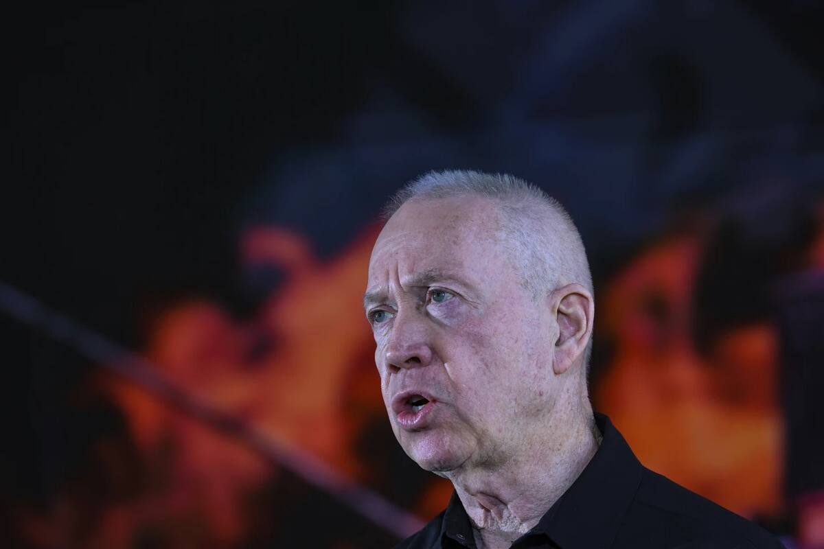 Yoav Gallant, Ministro de Defensa de Israel. | Crédito: AP