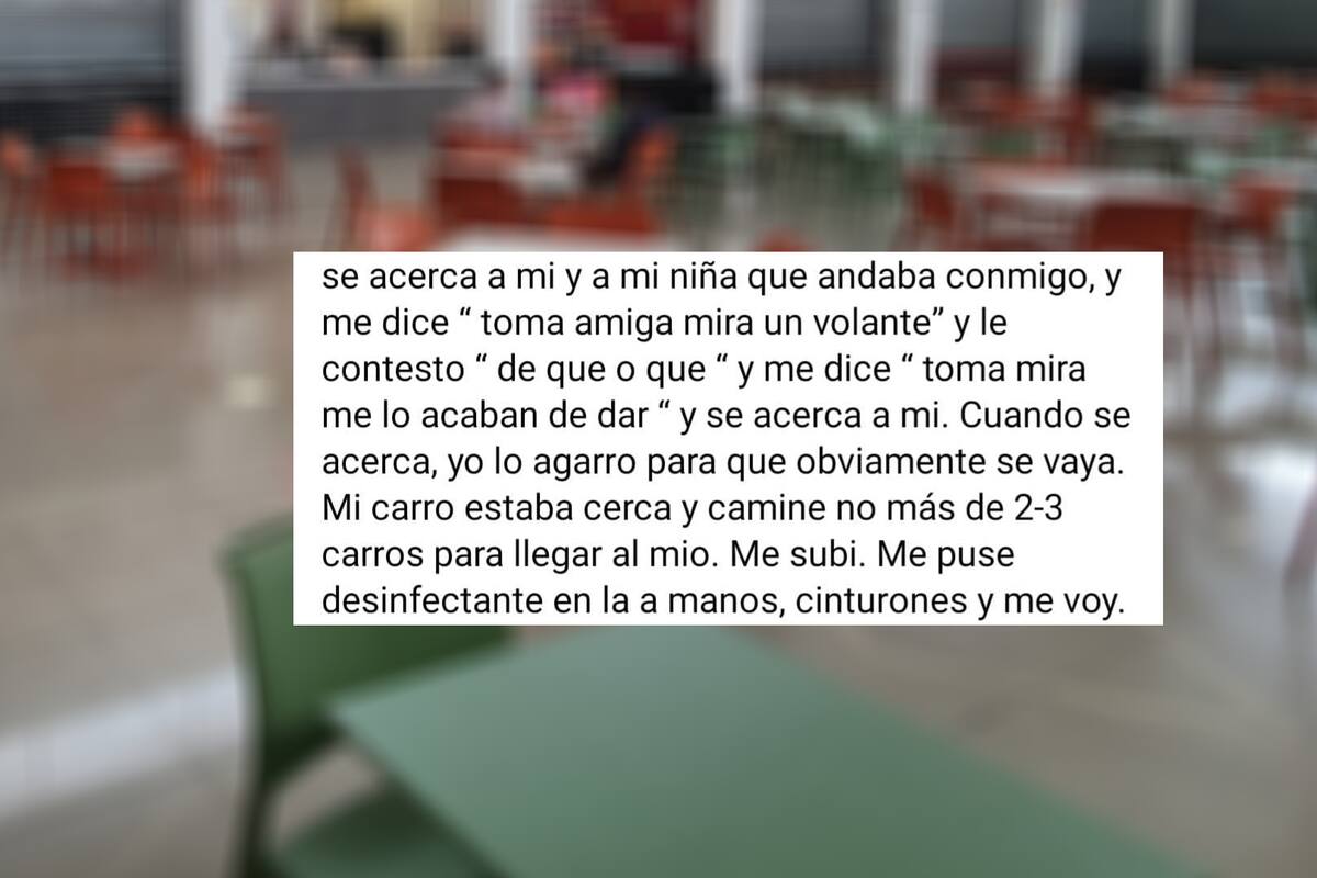 Denuncia joven ser drogada con volante en centro comercial de Hermosillo