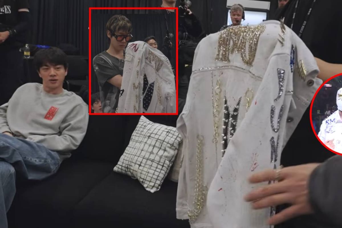 BTS comparte su reacción al recibir la chamarra que Místico lució en la Arena México