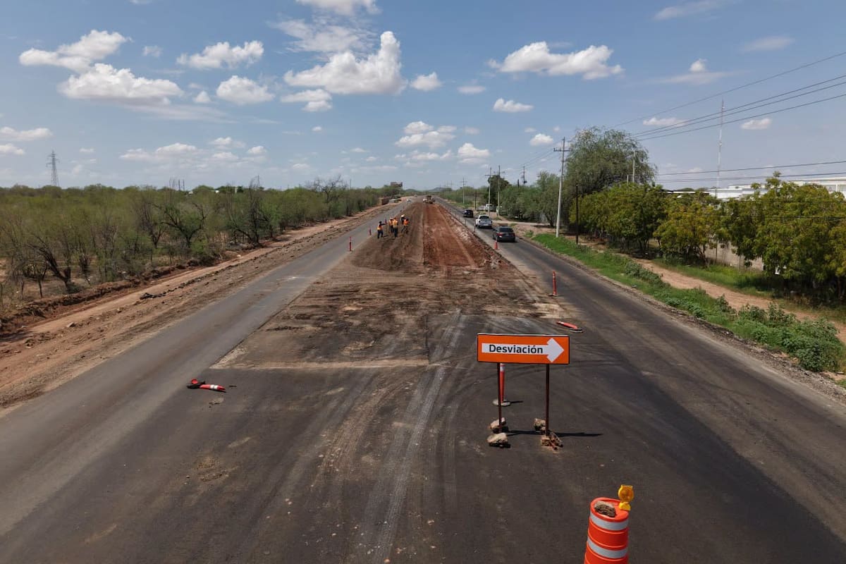 Ampliación de la carretera Hermosillo-Bahía de Kino alcanza 55% de avance: ¿Cuándo concluirá la obra de 500 millones de pesos?
