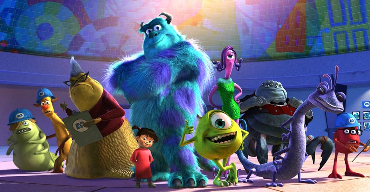 Monsters, Inc (2001) / Cuenta de X: @ReviewerRandom