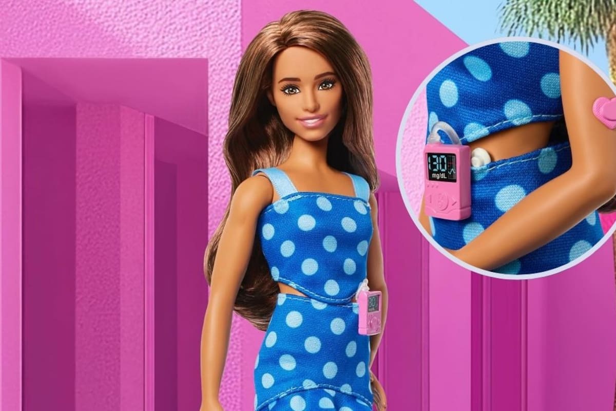 Barbie lanza su primera muñeca con diabetes tipo 1: incluye monitor de glucosa e insulina