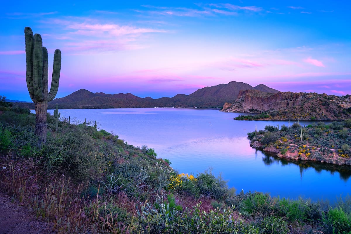 Lago Saguaro en Arizona: actividades acuáticas, tours y naturaleza cerca de Phoenix