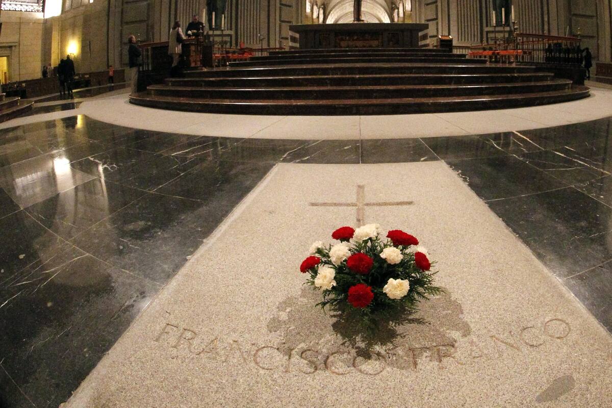 Exhumación de Franco del Valle de los Caídos será el 24 de octubre