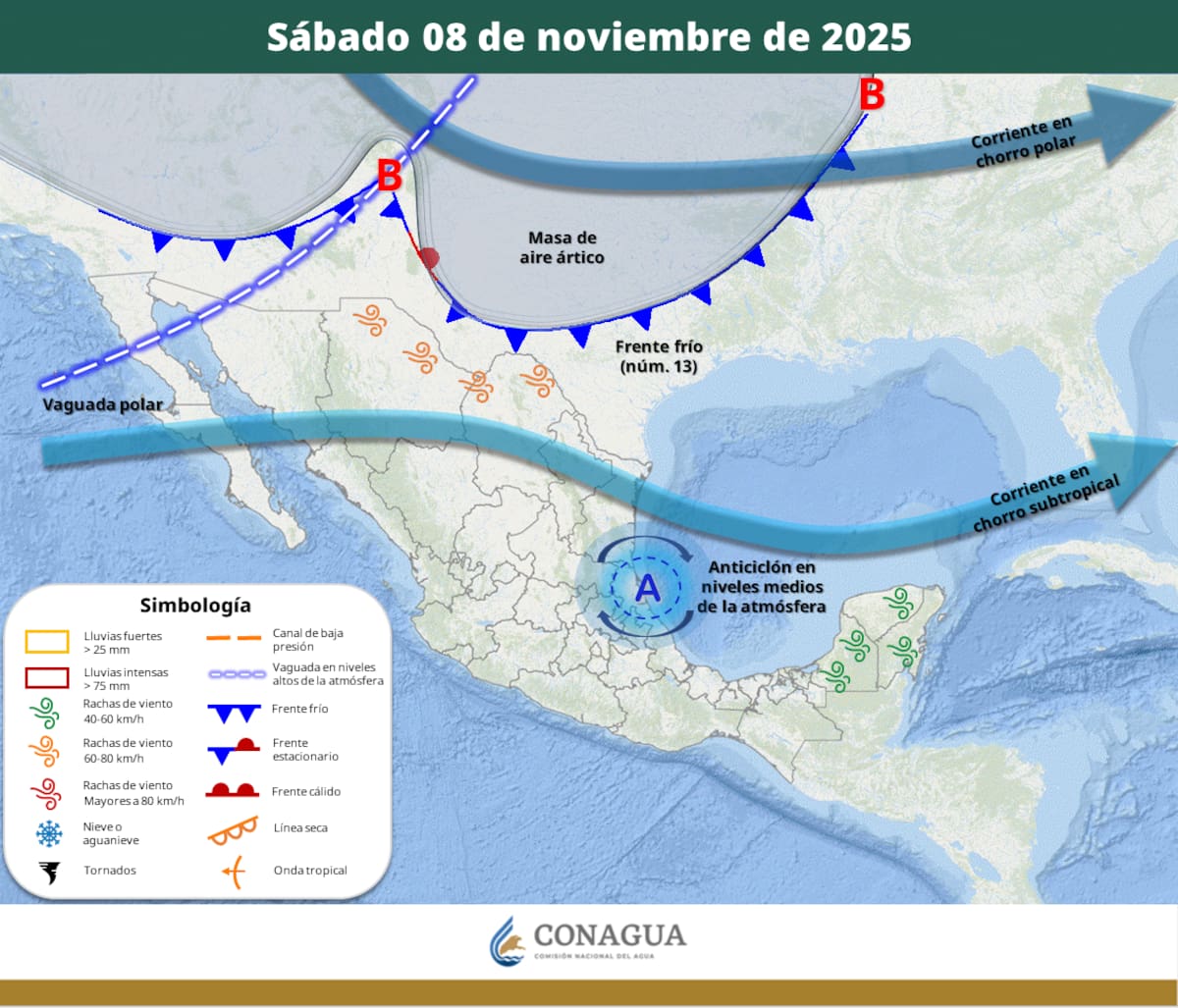 Foto: Sistema Metereológico Nacional.