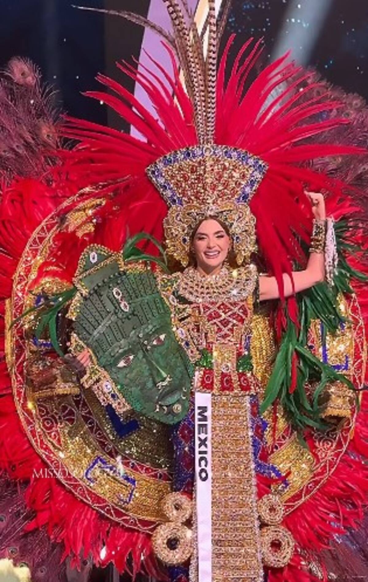 María Fernanda Beltrán en la preliminar de Mis Universo 2024 / Instagram: @fersitabel