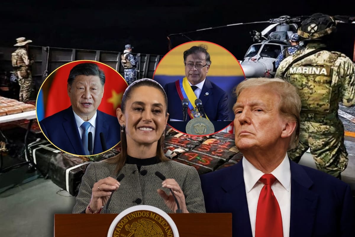 Aunque EEUU reconoce la colaboración de Claudia Sheinbaum contra el narcotráfico, Trump considera que le falta mucho e incluyó a México en la lista de países con mayor tráfico de drogas en el mundo, junto a China y Colombia