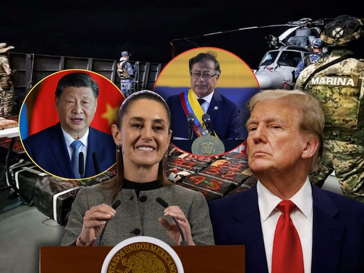 Aunque EEUU reconoce la colaboración de Claudia Sheinbaum contra el narcotráfico, Trump considera que le falta mucho e incluyó a México en la lista de países con mayor tráfico de drogas en el mundo, junto a China y Colombia