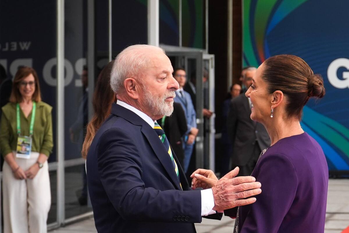 Claudia Sheinbaum fue recibida por Lula da Silva en la Cumbre de Líderes del G20 en Río de Janeiro