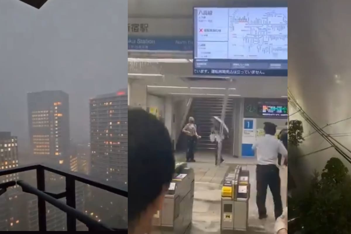 VIDEO: Sirenas de emergencia se escuchan en Japón tras intensas lluvias