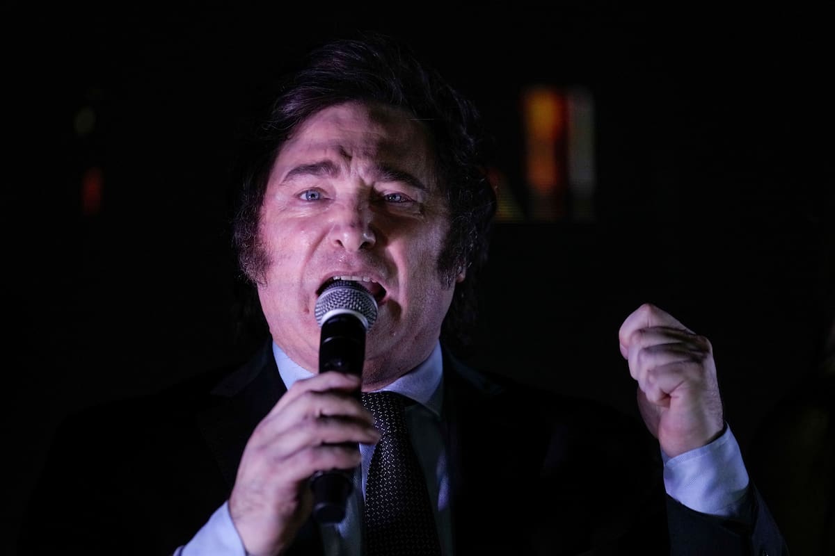Javier Milei participará en un foro de ultraderecha en México. (AP Foto/Rodrigo Abd)
