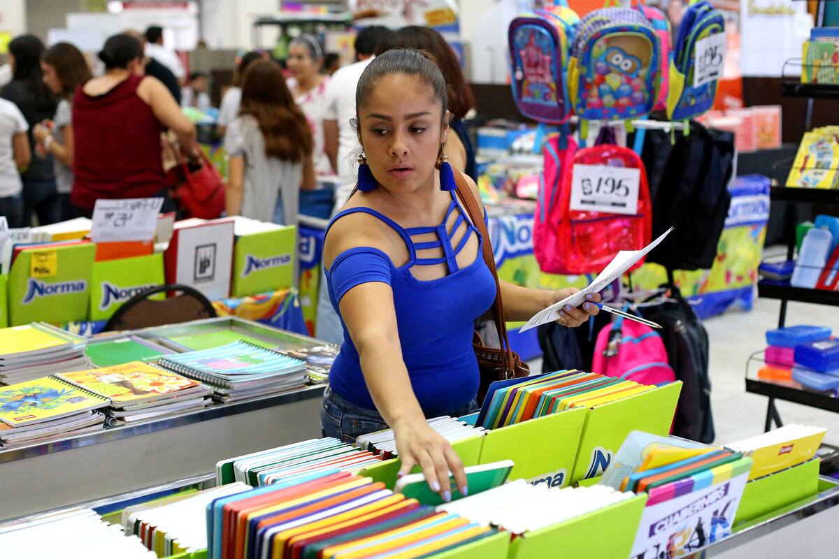 Hay descuentos del 20% en útiles escolares en la Feria de Regreso a Clases