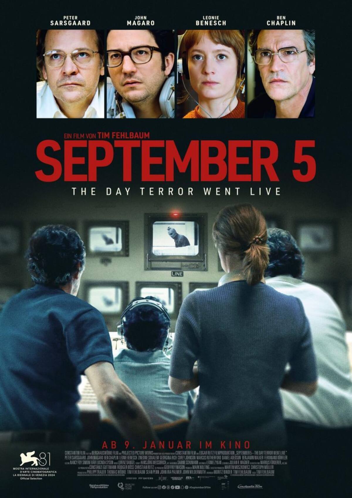 Con una nominación a Mejor Guion Original, "Septiembre 5" narra el secuestro de atletas israelíes en las Olimpiadas de Munich.