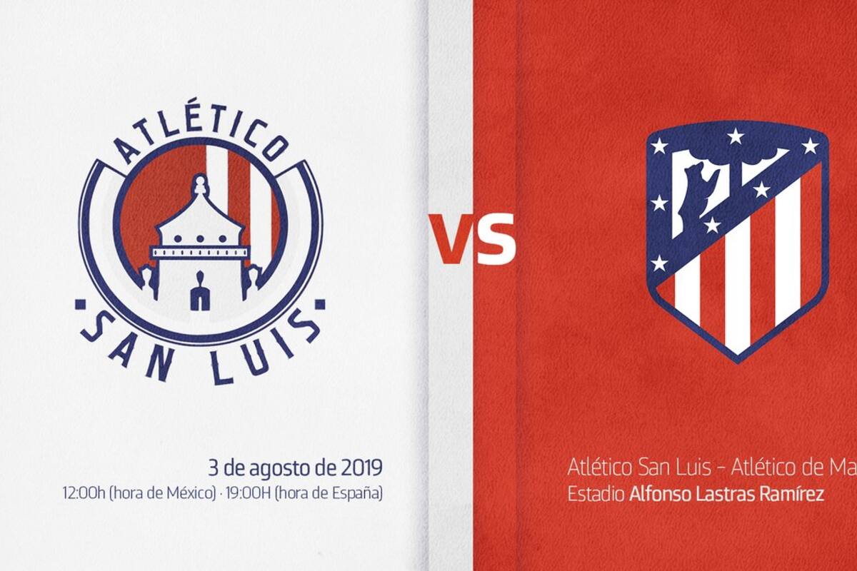 Atlético de Madrid disputará amistoso ante Atlético San Luis en México